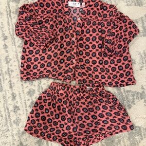 Pink Floral Kids Set